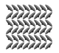 SMASOLO Cache-Vis Décoratifs Noirs en Plastique 10 MM - Lot de 500 Capuchons de Protection pour Vis Autotaraudeuses - Cache-Vis de Dissimulation pour Meubles Armoires et Bibliothèques -