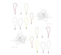 SMASOLO Chaîne Suspendre pour Œufs de Pâques DIY avec 100 Crochets Métalliques, Légère et Portable, Accessoire pour Décoration de Pâques et Activités Manuelles en Famille