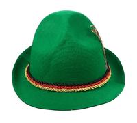 SMASOLO Chapeau Panama Jazz Vert Créatif pour Fête Halloween Unisexe Casquette Originale et Confortable pour Parades et Photos