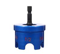 SMASOLO Clé à Douille en Alliage D’Aluminium pour Perceuse à Percussion - Extracteur Rapide D’écrous de Tige Filetée - Adaptateur de Boulon Bleu Compact pour Travaux Automobiles