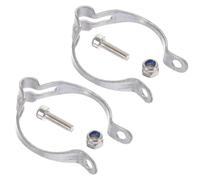 SMASOLO Clip de Câble de Frein de Vélo et Collier de Serrage Métallique, Lot de 2, Fixation Robuste pour Câbles de Frein, Accessoires Cyclisme pour Réparation de Vélos