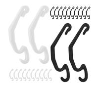 SMASOLO Clips pour Cage Métallique 40 Pièces en Plastique Robuste Fixations Latérales pour Cages de Petits Animaux Accessoires pour Lapins Hamsters Montage Facile et Sécurisé