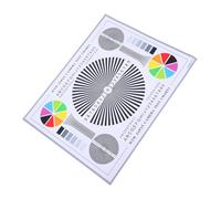 SMASOLO Color Wheel Chart Lens Test Chart for Camera Focus Calibration Monitoring Focus Tool Durable for Indoor and Outdoor CCTV Installation