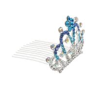 SMASOLO Couronne de Cristal Tiare Accessoires pour Mariage et Couronne Princesse Éclatante Rhinestones Dégradés