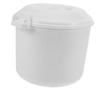 SMASOLO Cuiseur Riz Micro Ondes Portable avec Couvercle Récipient Polyvalent pour Cuisson et Vapeur Outil Pratique pour Riz Légumes et Plats Familiaux