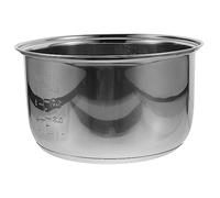 SMASOLO Cuve Intérieure de Cuiseur à Riz Acier Inoxydable Épais Casserole Remplaçable Multifonction pour Cuisson Précise avec Graduation Compatible Cuiseur Électrique et Induction