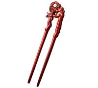 SMASOLO de Cheveux Bois Sculpté Vintage Fourchette Longue pour Chignons Accessoire Capillaire Femme Élégant et Peigne Cheveux Décoratif pour Fêtes et Célébrations