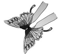 SMASOLO Décorations pour Bouteilles de Vin d'ailes Noires Accessoires Festifs Miniatures en Perles et Strass Souples Ornements Décoratifs pour Fêtes et Événements