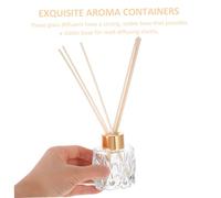 SMASOLO Diffuseur Parfum Maison Verre Diamant avec Tiges Rotin Diffuseur Huiles Essentielles Décoratif pour Salon Chambre Salle de Bain