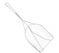 SMASOLO Écumoire Carrée Acier Inoxydable Cuillère à Mailles Larges pour Friture Outil de Cuisine pour Filtrer Résidus Huile de Poulet Frites et Aliments Frits Facile à Nettoyer et