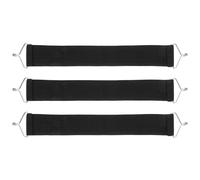 SMASOLO Ensemble de 3 Sangles de Renfort Noires pour Fauteuil Inclinable Bandes Élastiques Épaisses Anti-Rupture Accessoires de Réparation Robustes pour Chaise de Camping et Salon Kit