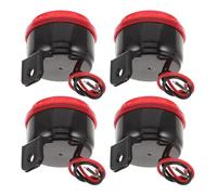 SMASOLO Ensemble de 4 Sirènes d'Alarme de Voiture Puissantes Haut-Parleurs Robustes Résistants aux Intempéries Klaxon d'Avertissement pour Voitures et Camions Accessoire d'Alarme