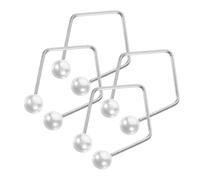 SMASOLO Entraîneur de Fossettes Faciales 4 Pièces Boules Blanches et Alliage de Titane, Dispositif D'exercice pour Joues, Unisexe, Tonification du Visage au Quotidien, Set 2 Appareils