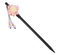 SMASOLO Épingle à Cheveux Des Coutumes Anciennes Fleur Taille Moyenne En Matériau Rose Jade Pour Femmes Style Vintage Cérémonies Et Quotidien