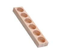 SMASOLO Étagère en Bois Massif pour Huiles Essentielles, Organisateur de Rangement de Bureau à 1 Niveau, Support Compact et Décoratif pour Présentation et Stockage Sécurisé des Huiles