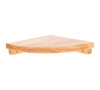 SMASOLO Étagère Murale Angle Massif Sector Shape Rangement Décoratif Multifonction pour Chambre Salon Cuisine Support Robuste et Design Simple