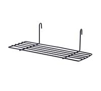 SMASOLO Étagère Murale Noire Fil Métallique Panier De Rangement Suspendu pour Salon Et Chambre Système Empilage Fixation