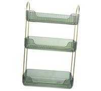 SMASOLO Étagère Salle de Bain Transparente Rangement Cosmétique Stable pour Maquillage et Produits de Beauté
