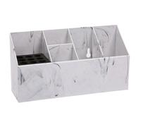 SMASOLO Étui Porte-ciseaux Coiffure Grand Format Marbre Clair Organisateur de Peignes pour Coiffeurs Professionnels Usage Salon et Domicile