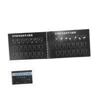 SMASOLO Exercices Nail Art pour Débutants Cahier de Pratique Manucure avec Modèles Variés Outil de Formation pour Apprentissage Ongles et Techniques de Dessin