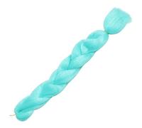 SMASOLO Extensions de Tresses Lumineuses à Tresser pour Femmes Queue de Cheval Synthétique Longue Cheveux Glow In The Dark Accessoire de Mode pour Cosplay et Scène Rajout Chic et Unique