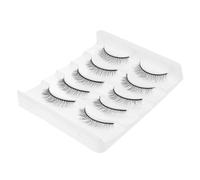 SMASOLO Faux Cils Naturels 3d Fibres Synthétiques 5 Paires Courts Effet Volume Femmes Usage Quotidien Soirée Mariage