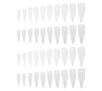SMASOLO Faux Ongles Transparents en Plastique 1000 Pièces Capsules à Coller Forme Griffes Naturelles Extensions D’Ongles Longues Kit Manucure pour Usage Quotidien et Salon