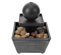 SMASOLO Fontaine de Table Décorative Chinoise sans Batterie Petite Fontaine Eau de Bureau Zen Ornement Intérieur Apaisant pour Maison et Bureau