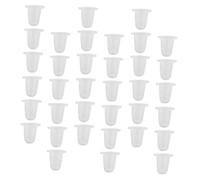 SMASOLO Godets à Encre en Silicone Multifonctionnels pour Tatouages Grand Format Lot de 200 Pièces Résistant Odeur Adaptés aux Pigments Professionnels