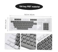 SMASOLO Keycaps Assorties pour Clavier Mécanique Set Double Injection Résistantes et Décoratives Compatible Claviers Personnalisés et Usage Bureau École
