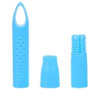 SMASOLO Kit 19 Pièces Raccords de Séchoir en Plastique Haute Résistance Bleu, Connecteurs et Articulations pour Tringle à Vêtements Télescopique, Accessoires pour Balcon, Buanderie