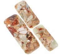 SMASOLO Kit De Fabrication De Colliers Breloques De Boucles D'oreilles En Jade Rectangulaire Couleur Multicolore, 3 Pièces, Accessoires Pour Adultes, Loisirs Créatifs Et Création De Bijoux