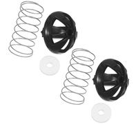 SMASOLO Kit de Remplacement 2 Pièces pour Bouchon à Ressort de Panier D'infusion de Cafetière, Plastique et Silicone Résistants à Haute Température, Accessoires Compatibles