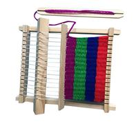 SMASOLO Kit de Tricotin DIY pour Garçon Fille Métier à Manuel Éducatif Jeu Dapprentissage Créatif pour Garçon et Fille Kit Tricotin Fait Main Cadre Solide
