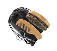 SMASOLO Kit d'Entretien de Barbe Homme 4 Pièces Accessoires de Rasage Précis Outils Complets pour Tailler et Soigner la Barbe Pratique pour Usage Quotidien et Présent Barbershop