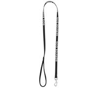 SMASOLO Laisse Multifonction pour Chien d'Assistance Accessoire Harnais en Nylon et Poignée Confortable 15 MM X 120 CM Noire pour Balades Urbaines