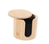 SMASOLO Lingettes Démaquillantes en Fibres de Bambou 16 Pièces Taille Moyenne Lavables Réutilisables pour Femme Nettoyage Visage Profond Paquet Filet et Boîte en Bambou Ouverte