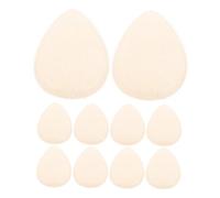 SMASOLO Lot De 10 Éponges De Maquillage En Silicone Lavables Et Transparentes, Non Absorbantes, Pour Fond De Teint Liquide Et Illuminateur.