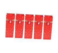 SMASOLO Lot De 10 Paquet à Vin Rouge, Pochettes En Papier, Réutilisables Et Résistantes, Pour Emballage Présent Et Rangement De Bouteilles, Usage Voyage Et Fête, Solution Pratique Pour Amateurs De Vin