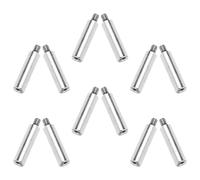 SMASOLO Lot de 12 Tiges D'extension Métalliques Allongées pour Mécanisme de Boîte à Musique, Accessoires DIY Compatibles pour Bar D'entraînement, Prolongateur D'axe Stable et Polyvalent,