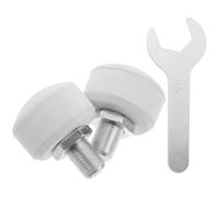 SMASOLO Lot de 2 Butées de Frein Réglables pour Patins à roulettes, Caoutchouc Solide, Accessoire de Remplacement pour Patinage en Extérieur, Compatible Patins Quad, Protection Roller et