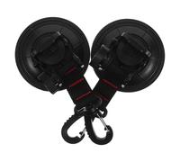 SMASOLO Lot de 2 Crochets à Ventouse Robustes Grosse Taille 9 CM Fixation sans Perçage ni Résidu Ventouses Puissantes Réutilisables Cuisine Salle de Bain Camping et Voiture Support