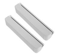 SMASOLO Lot de 2 Crochets de Siège à 3 Trous en PVC Blanc pour Kayak et Canoë Gonflable, Support Résistant aux UV l'eau, Fixation Solide pour Bateaux et Radeaux - Accessoire de Sport