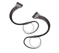 SMASOLO Lot De 2 Extensions De Cheveux Lisses 65 Cm Noir Naturel Postiche Postiche D’extension Pour Usage Quotidien Et Événementiels