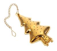 SMASOLO Lot de 2 Filtres à Thé Inox Dorés de Sapin Passoires à Thé Résistantes à Haute Température Infuseurs Pratiques pour Maison et Bureau Essentiel