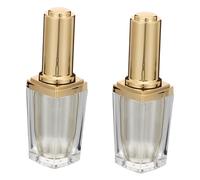 SMASOLO Lot de 2 Flacons Acryliques Transparents 10 Ml Rechargeables pour Vernis à Ongles, Accessoire Manucure Professionnel pour Usage Cosmétique, Outils de Nail Art Couleur Aléatoire