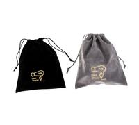 SMASOLO Lot de 2 Paquet de Rangement pour Sèche-Cheveux 260X300 MM Cordon, Grosse Capacité, Pliables et Multifonctionnels, pour Maison, Voyage et Organisation Quotidienne