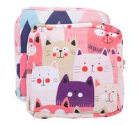 SMASOLO Lot de 2 Pochettes de Rangement pour Serviettes Hygiéniques Paquet Portable en Tissu sans Odeur Imprimé Léopard Format Compact Paquet de Rangement Pratique pour Tampons et