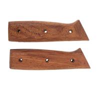 SMASOLO Lot de 2 Poignées de Couteau en Bois Massif Antidérapantes Trous Poignées Ergonomiques pour Couteaux de Chef et Couteaux à Légumes Rechange Solide Cuisine Professionnelle et