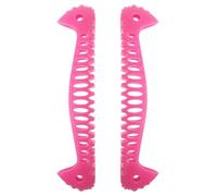 SMASOLO Lot de 2 Protège-Lames de Patins à Glace Élastiques en TPE Rose 255 pour Garçon et Filles et Adultes Accessoires de Protection pour Patins Artistiques et Hockey Équipement Léger